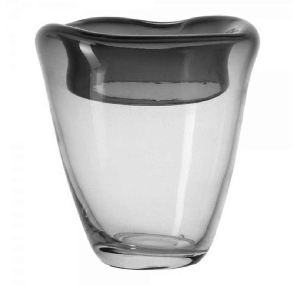 LEONARDO Dekovase LEONARDO Vase Tramonto Glas Grau (22cm) von LEONARDO