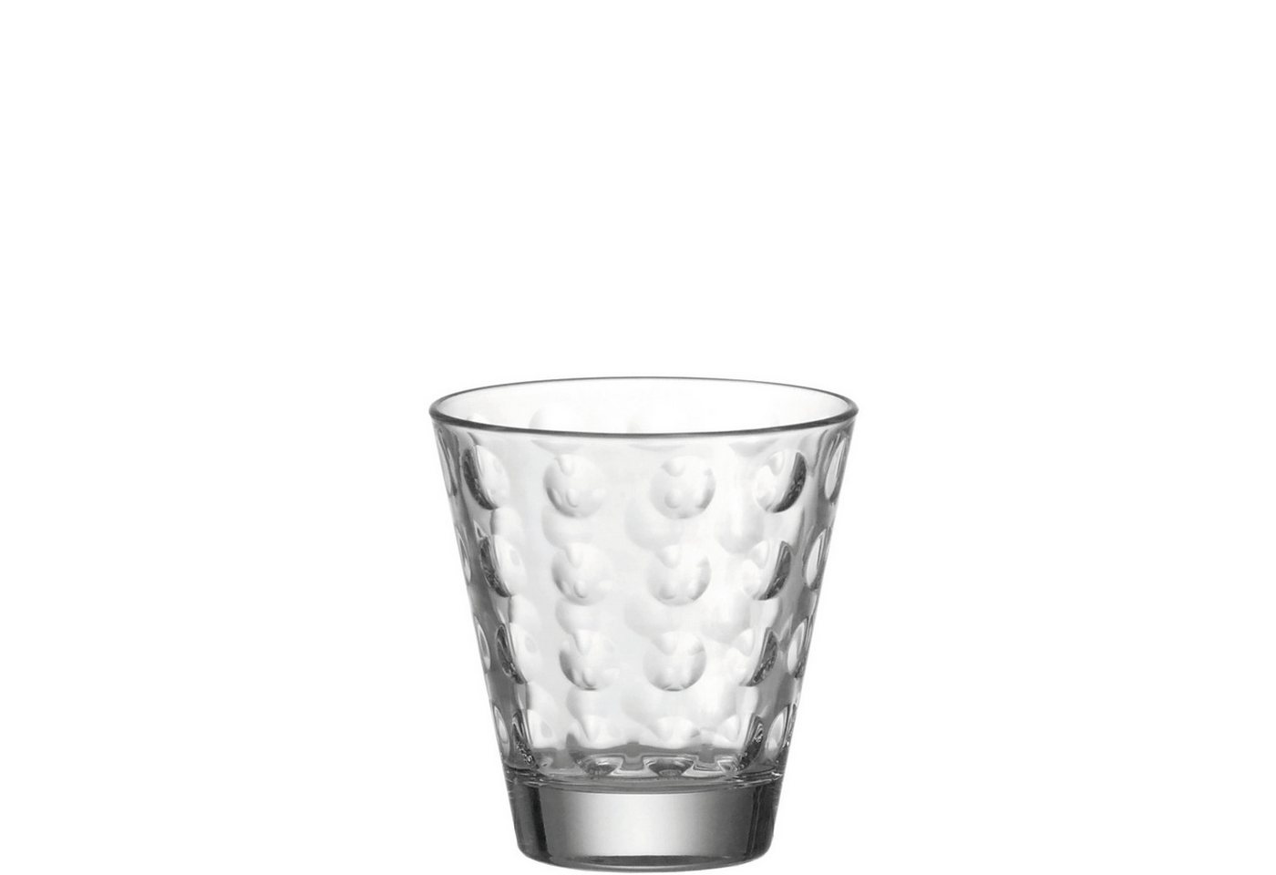 LEONARDO Glas Optik, Kalk-Natron Glas, 6 Gläser, ideal für Saft, Wasser etc., Spülmaschinenfest von LEONARDO