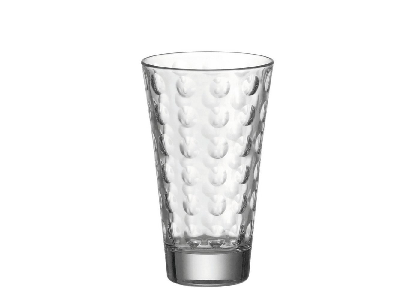 LEONARDO Glas Optic, Kalk-Natron Glas, 6 Gläser, ideal für Saft, Wasser etc., Spülmaschinenfest von LEONARDO