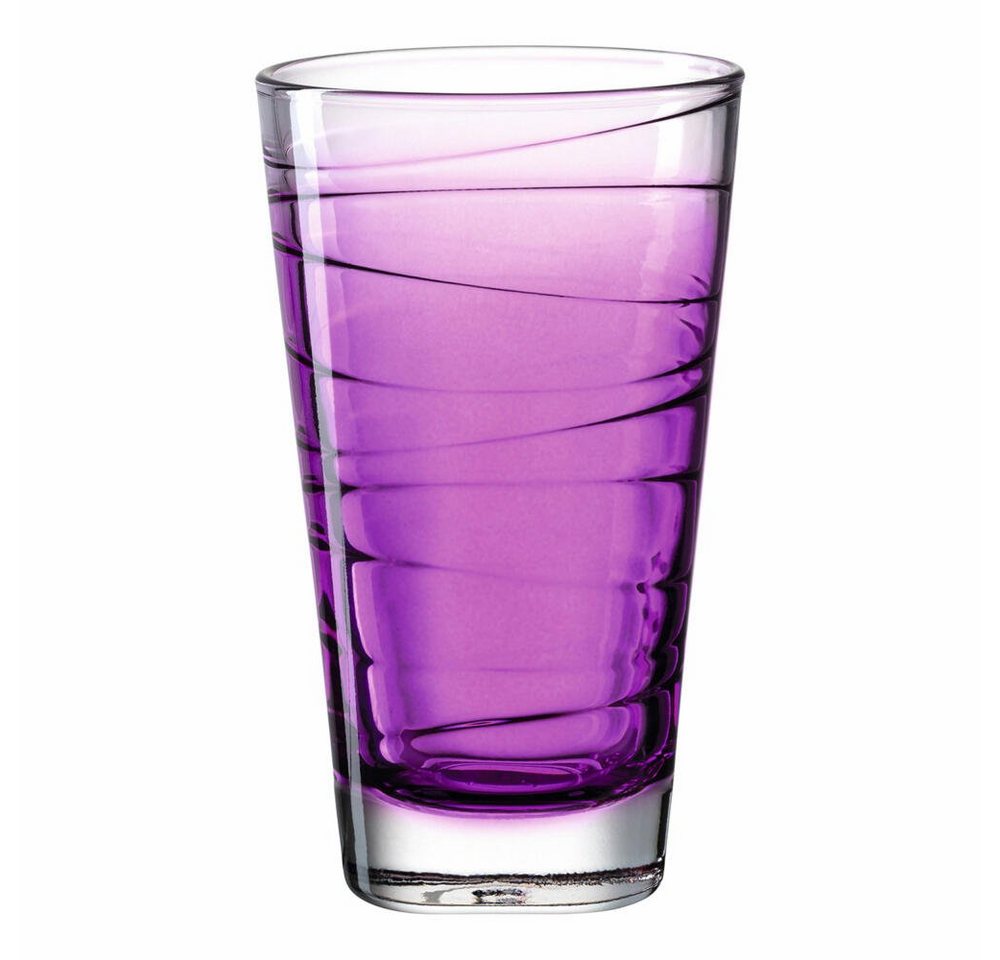 LEONARDO Glas Vario Struttura violett 280 ml, Glas von LEONARDO