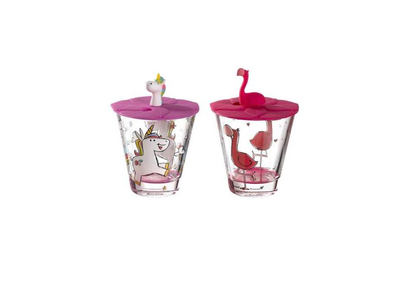 LEONARDO Kinderbecher Bambini Kinderbecher mit Deckel 215 ml 2er Set, Material-Mix LEONARDO Kinderbecher Bambini Kinderbecher mit Deckel 215 ml 2er Set, Material-Mix von LEONARDO