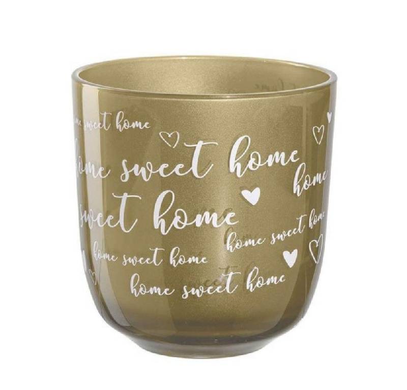 LEONARDO Windlicht Leonardo Windlicht Home sweet Home Gold von LEONARDO