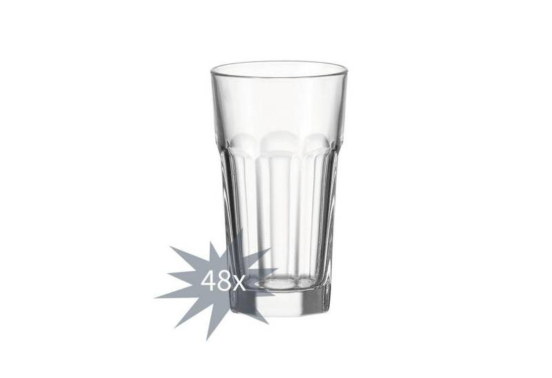 LEONARDO Longdrinkglas Rock Longdrinkgläser 340 ml, Glas von LEONARDO