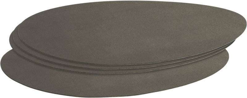 LEONARDO Platzset GOCCE, oval, 34 x 48 cm, 4er-Set, (Set, 4-St), beidseitig verwendbar, mit unterschiedlichen Farben auf jeder Seite von LEONARDO