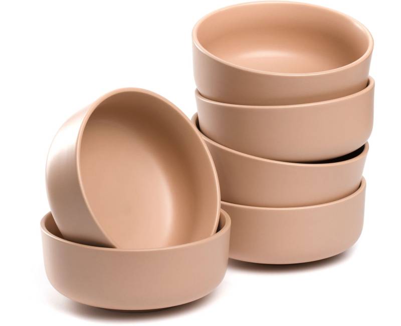 LEONARDO Schale Keramikschale ROMA, ca. 16 cm, 6er-Set, Keramik, (Set, 6-tlg), spülmaschinengeeignet von LEONARDO