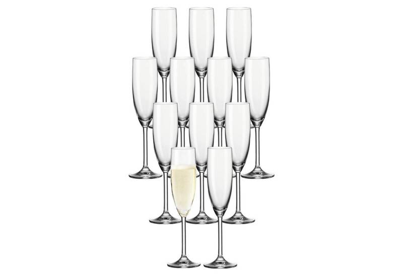 LEONARDO Sektglas Daily Sektglas 200 ml 12er Set, Glas von LEONARDO