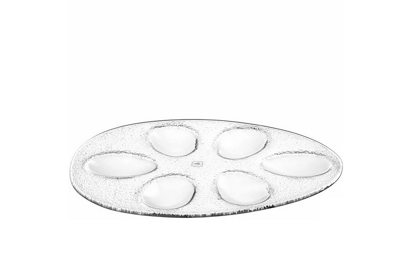 LEONARDO Servierplatte Eierplatte 24x18 Luminosa, Glas, (Stück, 1-tlg., 1 Servierplatte), Dekoplatte Servierplatte von LEONARDO