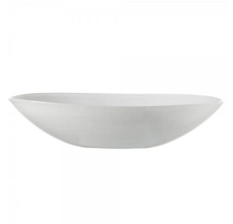LEONARDO Servierschale Leonardo Schale Alabastro Weiß Oval (32cm) von LEONARDO