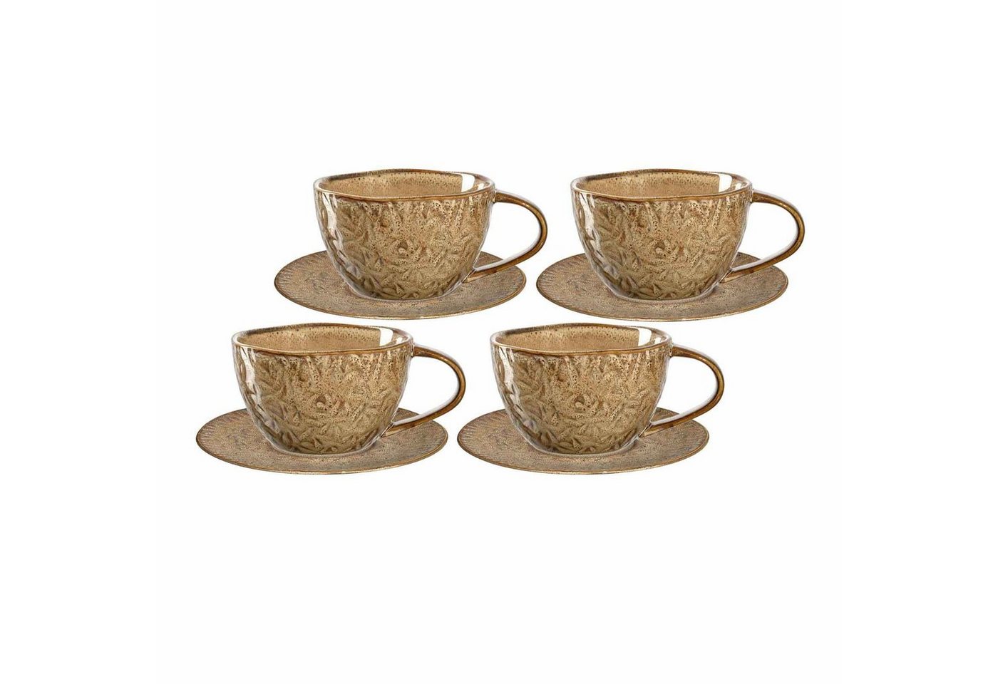 LEONARDO Tasse Matera Cappuccinotassen 180 ml 4er Set, Keramik von LEONARDO