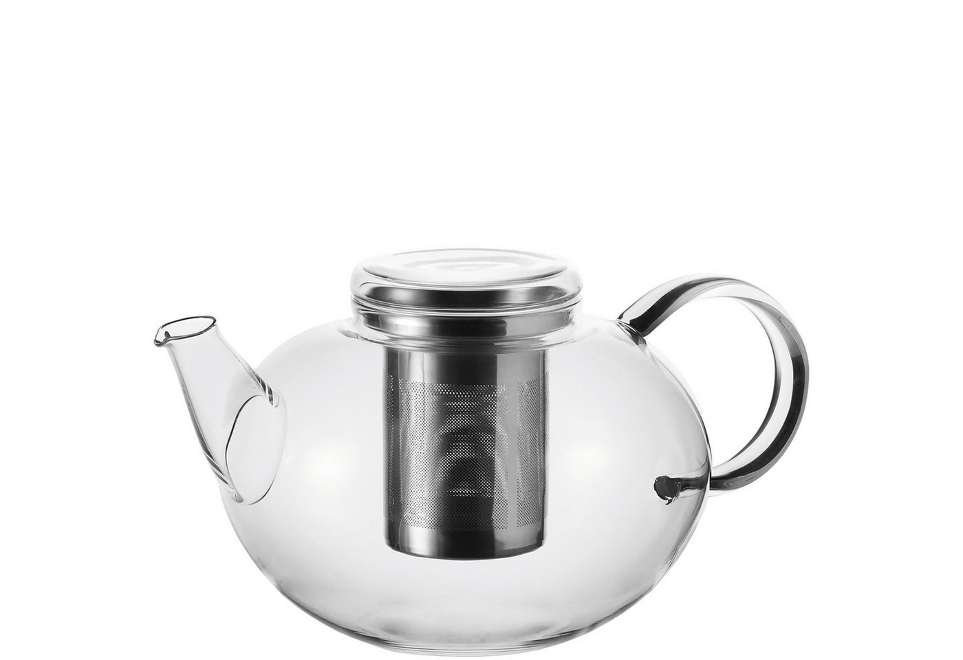 LEONARDO Teekanne Moon, (Packung, Kanne), inkl. Deckel und Teesieb, Spülmaschinengeeignet, Höhe 14,5 cm, 2 l von LEONARDO