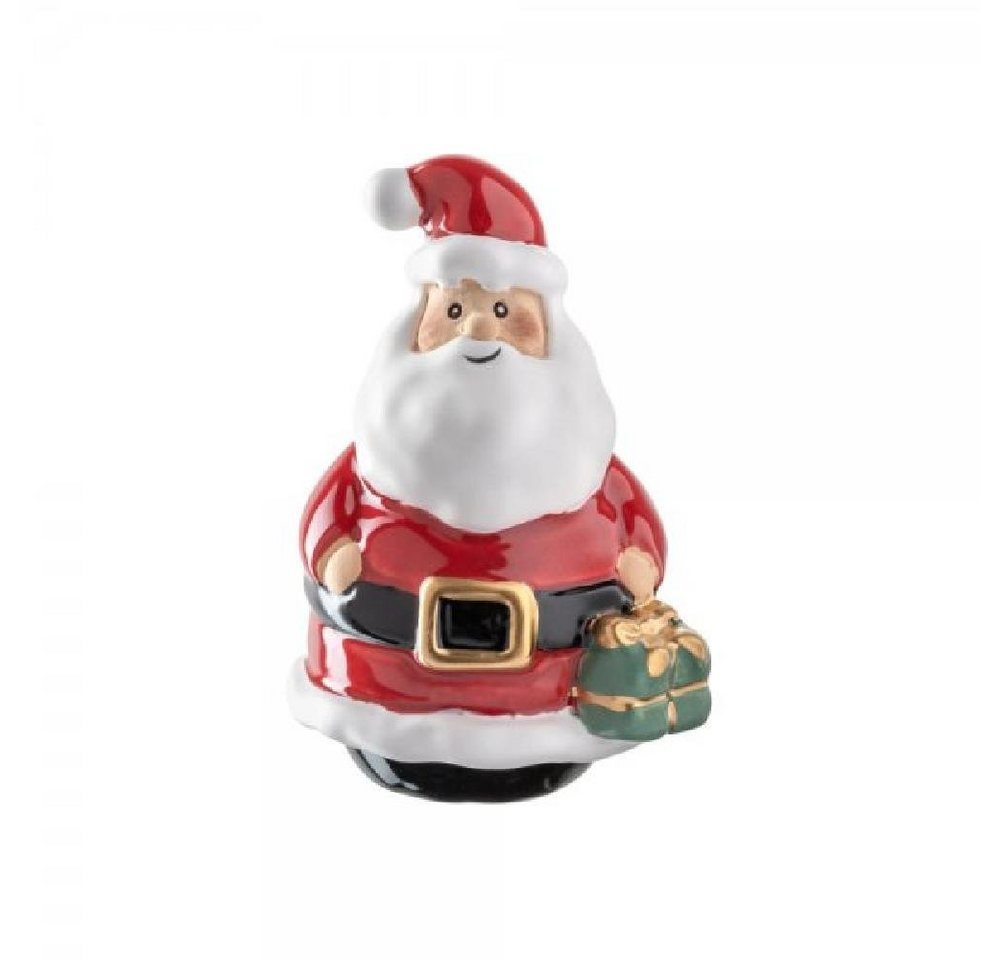 LEONARDO Weihnachtsbaumkugel Leonardo Dekorationsobjekt Autentico Weihnachtsmann Rot (9cm) von LEONARDO