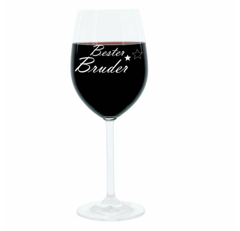 LEONARDO Weinglas Bester Bruder, Glas, lasergraviert von LEONARDO