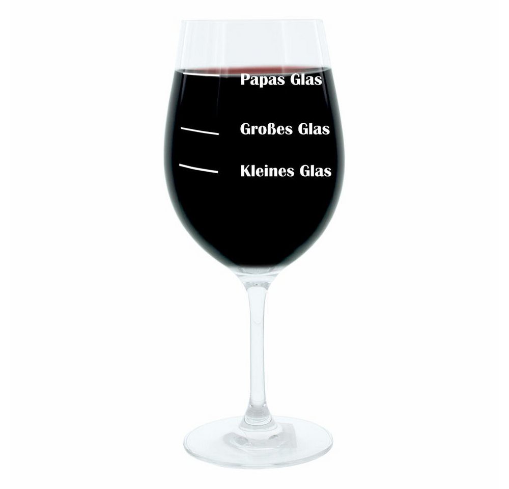 LEONARDO Weinglas XL Papas Glas, Glas, lasergraviert von LEONARDO