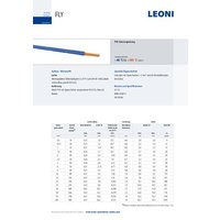 Leoni 76781126K000-200 Fahrzeugleitung FLY 1 x 6mm² Schwarz 200m von LEONI