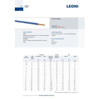 Leoni 76781126K333-200 Fahrzeugleitung FLY 1 x 6mm² Rot 200m von LEONI