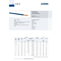 Leoni 76783041K111-500 Fahrzeugleitung FLRY-B 1 x 0.75mm² Gelb 500m von LEONI
