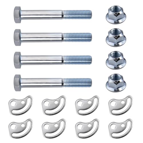 LEONTOOL 4er-Pack Front-Sturzschrauben-Set für Cadillac Chevrolet Silverado 1500 2500 3500 Suburban GMC Savana Yukon, obere Querlenker-Nockenschrauben, vordere Ausrichtung von LEONTOOL