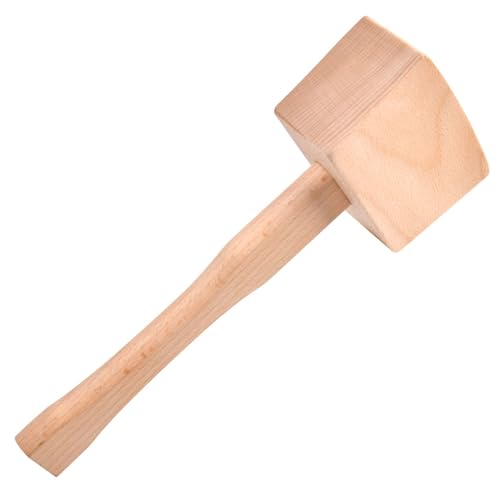 LEONTOOL Holzhammer 24,1 cm manueller Eishammer Eiszerkleinerer für den Heimgebrauch, massives Buchenholz, Holzhammer, Tischler, Handwerkzeug, Küchenzubehör für Holzbearbeitung, Lederarbeiten LEONTOOL Holzhammer 24,1 cm manueller Eishammer Eiszerkleinerer für den Heimgebrauch, massives Buchenholz, Holzhammer, Tischler, Handwerkzeug, Küchenzubehör für Holzbearbeitung, Lederarbeiten von LEONTOOL