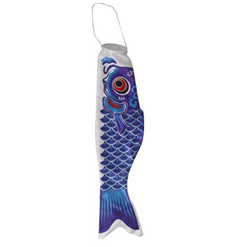 leorx japanischen Carpe Flagge, Windsack Koi-Nobori von 70 cm (blau) von LEORX