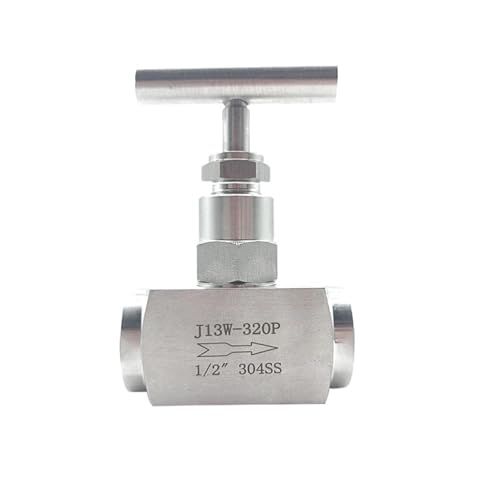 1/4" 3/8" 1/2" 3/4“ 1”BSPP Weibliche Abschaltung Nadel Globe Ventil J13-320P Kran Flow Control(1/4",NPT) von LEOTNNDQ