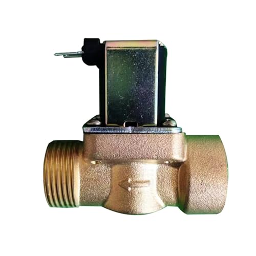 3/4 ''weiblich zu männlich normalerweise geschlossen Messing Magnetventil Magnetschalter DC 12V 24V AC 110V 220V(12V) von LEOTNNDQ