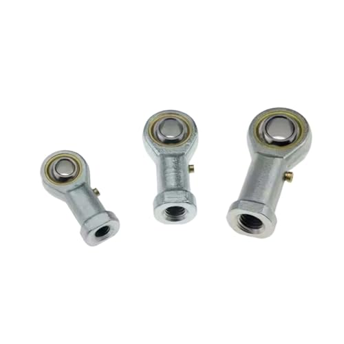 LEOTNNDQ 1 Stück PHSA8 Rechts-Kugelgelenk, metrisches Gewindestange, SI8TK, 5 mm/6 mm/8 mm/10 mm/12 mm/14 mm/16 mm/18 mm/20 mm, weiblich (PHSA10) von LEOTNNDQ