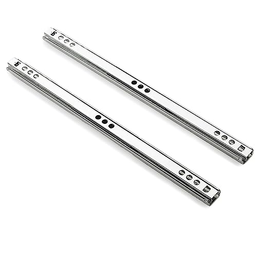 LEPEVNEY 30,5 cm Schubladenschienen, Metall-Kugellager, Schubladenschiene, Ersatz, Zwei-Wege-Zeichenschiene, Schiene, 17 mm breit x 310 mm lang, 1 Paar (1,8 cm breit) von LEPEVNEY