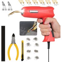 Lepmerk - 150 w Kunststoffschweißgerät, 2-in-1-Hand-Thermohefter, 800 Stück Thermohefter, 10 Stück PP-Kunststoff-Schweißstäbe, eu von LEPMERK