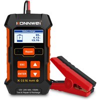 Konnwei KW520 KW510 verbesserte Version 2,4-Zoll-Schwarz-Weiß-Bildschirm 12 v, 10 A-24 v, 5 a Autobatterietester + Reparatur + Laden drei in einem von LEPMERK