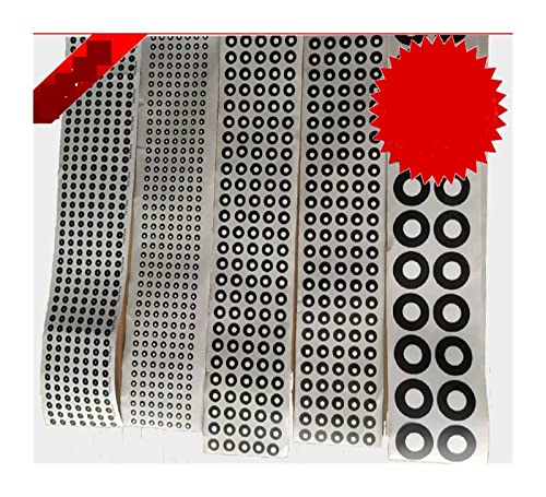 3D-Scan-Marker 10000 Punkte Dreidimensionaler Scanner Markierungspunkt Lesemaschine Markierungspunkt Matter Innenring Weiß und Außenring Schwarz 3D-Tracking-Punkt-Referenzpunkt-Marker(0.4x2mm 10000 Po von LEPREM