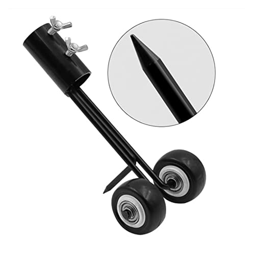 Doppelmesser-Fugenjätgerät, gerade/Scimitar, 2-in-1-Jäthaken, Hofwalze, Lücken-Unkrautvernichter, Zuhause, sauberes Entfernen von Graswerkzeugen(Straight Hook) von LEPREM