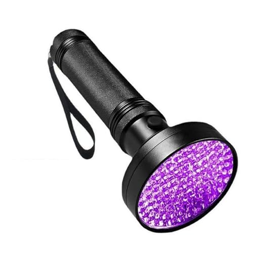 LED UV Taschenlampe Ultraviolett Mini 395 nm UV Schwarzlicht Haustier Urin Flecken Detektor Jagd - Aushärtungslampe(100 lamp Beads) von LEPREM