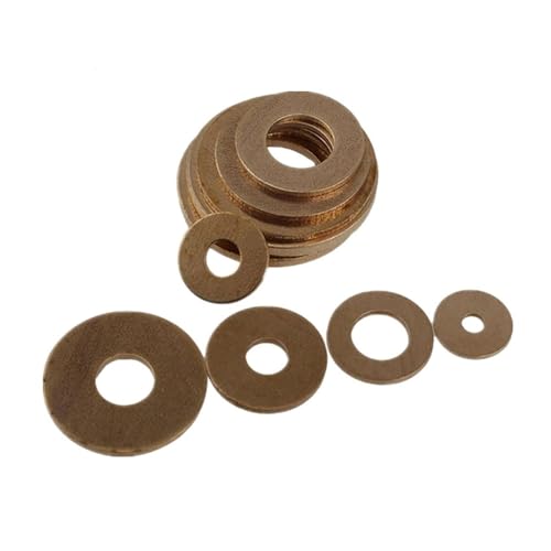 M2 M2,5 M3 M4 M5 M6 M8 M10 M12 M14 M16 M18 M20 Messing Unterlegscheibe Messing Flache Unterlegscheibe Verdickte Kupfer Metallschraube Einfache Dichtung (Inner Diameter : M8x16x1.5(10Pcs)) von LEPREM