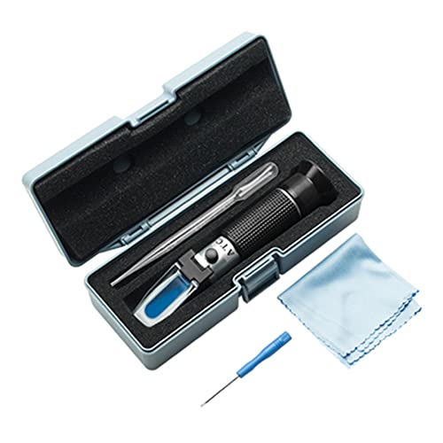 Meerwasserrefraktometer ATC 0-10% Salzgehalt 1.000-1.070 Salzspezifisches Sekretär-Meerwasser-Salinometer for Aquarium(With plastic case) von LEPREM