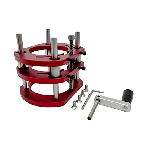 Router Lift 65mmDiam Motors Router Lift Table Base Alaun Holzbearbeitungs-Router-Tisch-Einsatzplatte for Trimmer-Gravur-Basis(Rood) von LEPREM