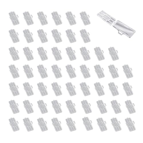 LERANXIN Kabelbeschriftung Clips, 70 Stück Kabelmarkierer 40 x 20 mm, Wiederverwendbare Kabeletiketten für Kabelorganisation, Transparent kabeletiketten, für Büro, Werkstatt und Zuhause LERANXIN Kabelbeschriftung Clips, 70 Stück Kabelmarkierer 40 x 20 mm, Wiederverwendbare Kabeletiketten für Kabelorganisation, Transparent kabeletiketten, für Büro, Werkstatt und Zuhause von LERANXIN