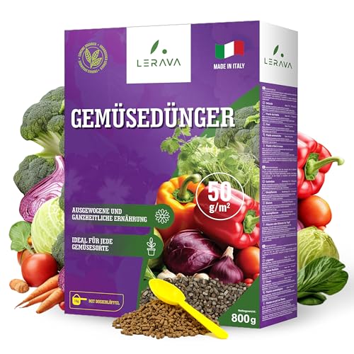 LERAVA® Universaldünger - 800g bio Dünger - Verbessert die Bodenfruchtbarkeit und fördert das Pflanzenwachstum - Universal dünger für Garten, Gemüsegarten und Topfpflanzen - 100% Made in Italy von LERAVA