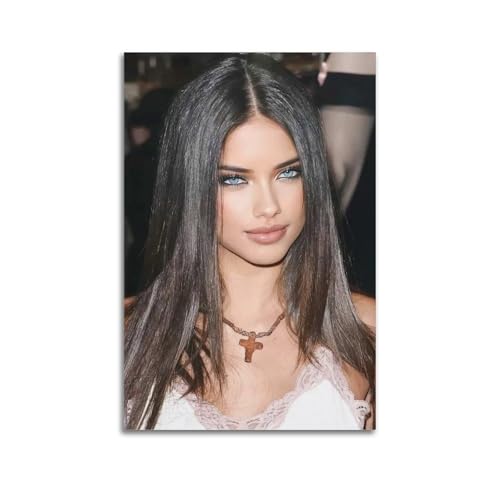 LERIAENHD Adriana Lima Poster, Wandkunst, Leinwand, Vintage-Poster, dekoratives Gemälde für Wohnzimmer, Schlafzimmer, elegantes ästhetisches Poster, 50 x 75 cm, ungerahmter Stil LERIAENHD Adriana Lima Poster, Wandkunst, Leinwand, Vintage-Poster, dekoratives Gemälde für Wohnzimmer, Schlafzimmer, elegantes ästhetisches Poster, 50 x 75 cm, ungerahmter Stil von LERIAENHD