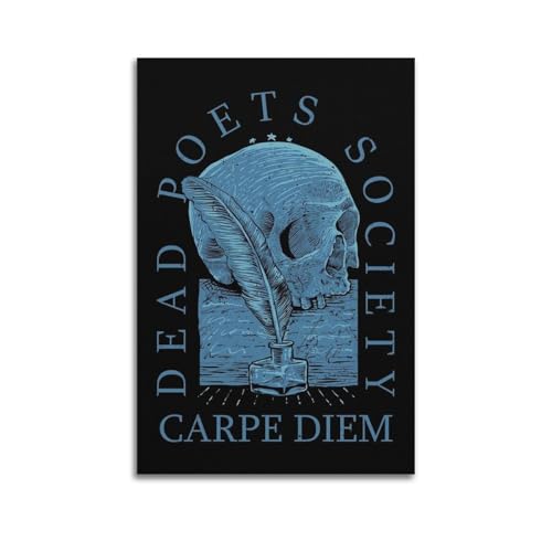 LERIAENHD Poster mit Aufschrift "Dead Poets Society" auf Leinwand, Vintage-Poster, dekoratives Gemälde für Wohnzimmer, Schlafzimmer, elegantes ästhetisches Poster, 20 x 30 cm, ungerahmter Stil LERIAENHD Poster mit Aufschrift "Dead Poets Society" auf Leinwand, Vintage-Poster, dekoratives Gemälde für Wohnzimmer, Schlafzimmer, elegantes ästhetisches Poster, 20 x 30 cm, ungerahmter Stil von LERIAENHD