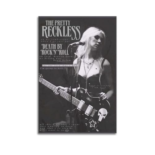 LERIAENHD The Pretty Reckless Poster Wandkunst Leinwand Cover Vintage Poster Dekorative Malerei für Wohnzimmer Schlafzimmer Elegant Ästhetisches Poster 40 x 60 cm Ungerahmt LERIAENHD The Pretty Reckless Poster Wandkunst Leinwand Cover Vintage Poster Dekorative Malerei für Wohnzimmer Schlafzimmer Elegant Ästhetisches Poster 40 x 60 cm Ungerahmt von LERIAENHD