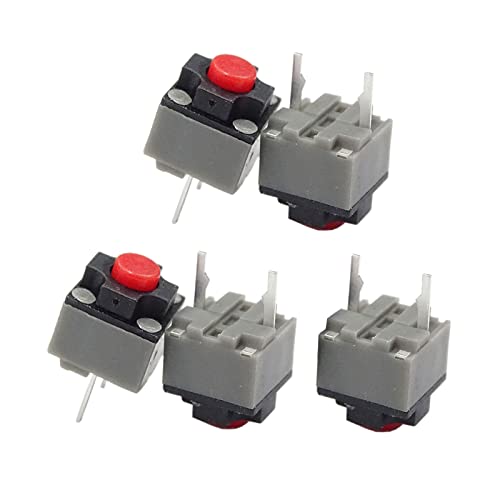 LERONO Kailh Stummschalttaste, 6 x 6 x 7,3 mm, leiser Mikroschalter, Takttastenschalter, 6 x 6 x 7,3 mm, Kailh-Stummschaltung, 6, 6, 7,3, leiser Schalter, 5 Stück LERONO Kailh Stummschalttaste, 6 x 6 x 7,3 mm, leiser Mikroschalter, Takttastenschalter, 6 x 6 x 7,3 mm, Kailh-Stummschaltung, 6, 6, 7,3, leiser Schalter, 5 Stück von LERONO