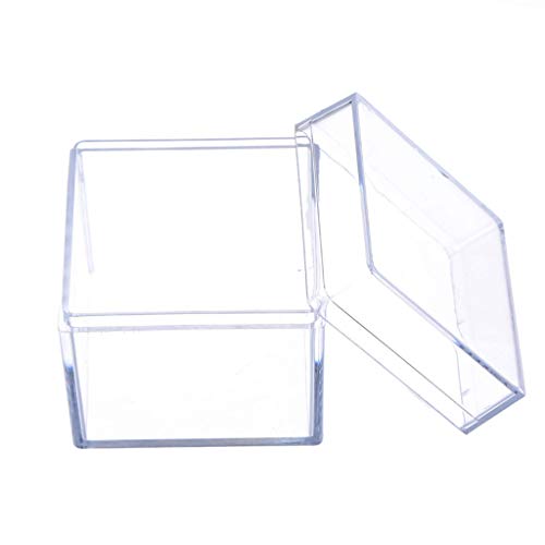 LERONO Transparente Kunststoff-Box, 5-seitig, Würfelbox, klein, Mini-Party, Geschenk, Hochzeit, Süßigkeiten, Schmuck, Kunststoff, Präsentationsständer für Bilderrahmen, 20,3 x 25,4 cm LERONO Transparente Kunststoff-Box, 5-seitig, Würfelbox, klein, Mini-Party, Geschenk, Hochzeit, Süßigkeiten, Schmuck, Kunststoff, Präsentationsständer für Bilderrahmen, 20,3 x 25,4 cm von LERONO