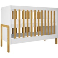 Les Tendances - Babybett 60x120 Kocot Kids Victor - Weiß und Eiche Les Tendances - Babybett 60x120 Kocot Kids Victor - Weiß und Eiche von LES TENDANCES
