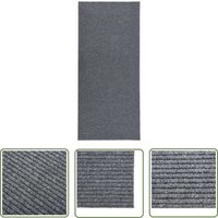 Les Tendances - The Living Store Schmutzfangläufer Grau 100x250 cm - Schmutzfangmatte - Laufmatte - Flurmatten - Wohnzimmerteppich - Treppenlaufmatte von LES TENDANCES