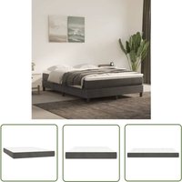 Les Tendances - The Living Store Taschenfederkernmatratze Dunkelgrau 140x190x20 cm Samt - Samtmatratze - Federkernmatratze - Doppelbettmatratze Les Tendances - The Living Store Taschenfederkernmatratze Dunkelgrau 140x190x20 cm Samt - Samtmatratze - Federkernmatratze - Doppelbettmatratze von LES TENDANCES