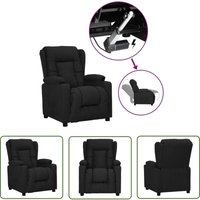 The Living Store Aufstehsessel Schwarz Stoff - Aufstehsessel - Relaxsessel - Fernsehsessel - Elektrischer Liftstuhl - Komfortstuhl von LES TENDANCES