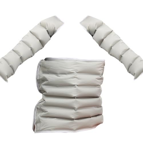 LESBJFDM Elektrisches Lymphdrainage Gerät für Beine und Arme - 6-Kammer Air Compression System gegen Ödeme, Lipödem und zur Verbesserung der Blutzirkulation für schnelle Schmerzlinderung von LESBJFDM
