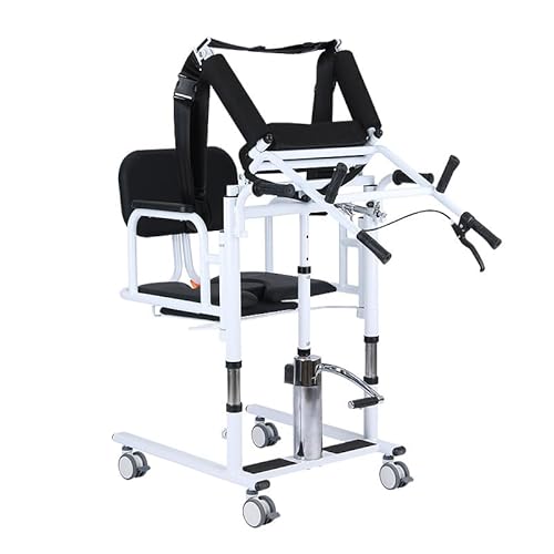 LESBJFDM Patientenlifter Hydraulischer Patientenlifter Transferstuhl Transferhilfen Bett Patientenlifter Transferhilfe Hebehilfe Pflege Patient Lift Transfer Chair von LESBJFDM