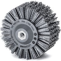 Lessmann ® - Lessmann Rundbürste gestanzt 140 mm Schleifborsten mit Siliziumcarbidkorn von LESSMANN