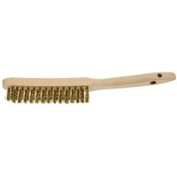 Lessmann ® - Lessmann Draht-Handbürste Messingdraht gewellt 0,25 mm, Anzahl Besatzreihen: 2 von LESSMANN